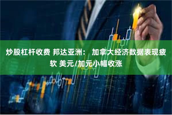 炒股杠杆收费 邦达亚洲： 加拿大经济数据表现疲软 美元/加元小幅收涨