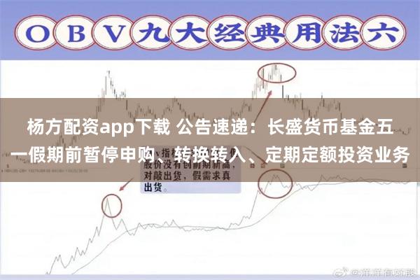 杨方配资app下载 公告速递：长盛货币基金五一假期前暂停申购、转换转入、定期定额投资业务