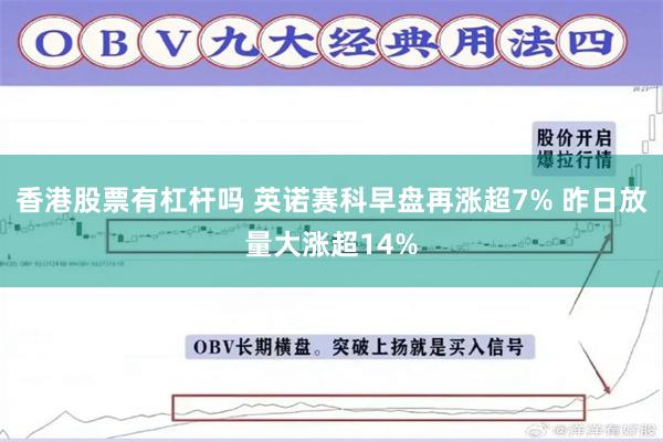 香港股票有杠杆吗 英诺赛科早盘再涨超7% 昨日放量大涨超14%