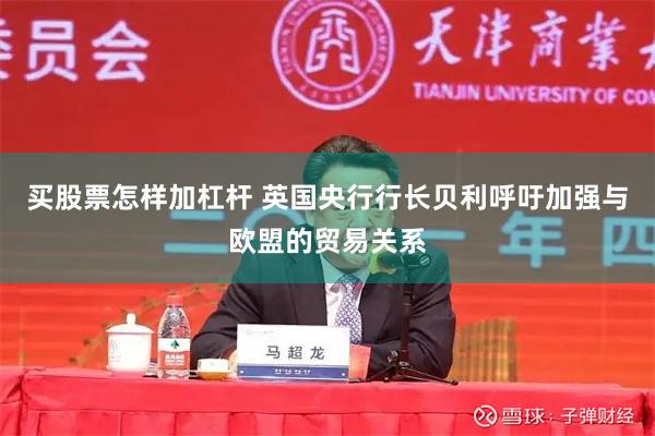 买股票怎样加杠杆 英国央行行长贝利呼吁加强与欧盟的贸易关系