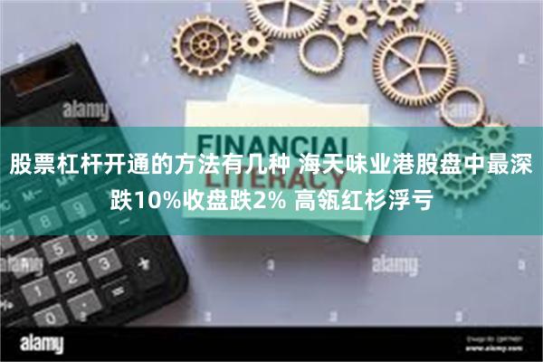股票杠杆开通的方法有几种 海天味业港股盘中最深跌10%收盘跌2% 高瓴红杉浮亏