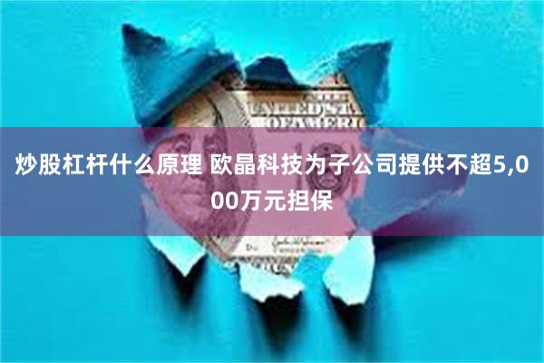 炒股杠杆什么原理 欧晶科技为子公司提供不超5,000万元担保