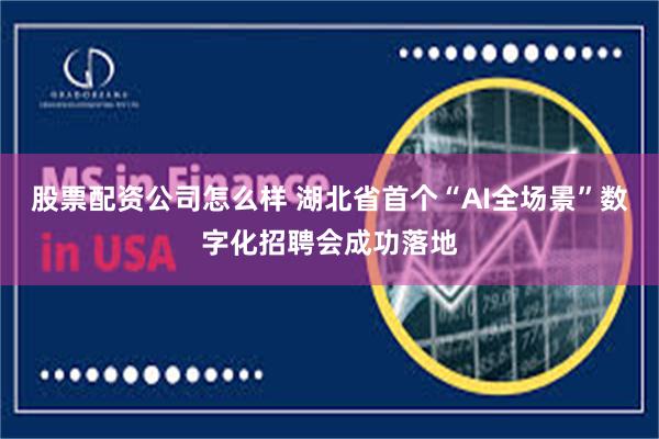 股票配资公司怎么样 湖北省首个“AI全场景”数字化招聘会成功落地