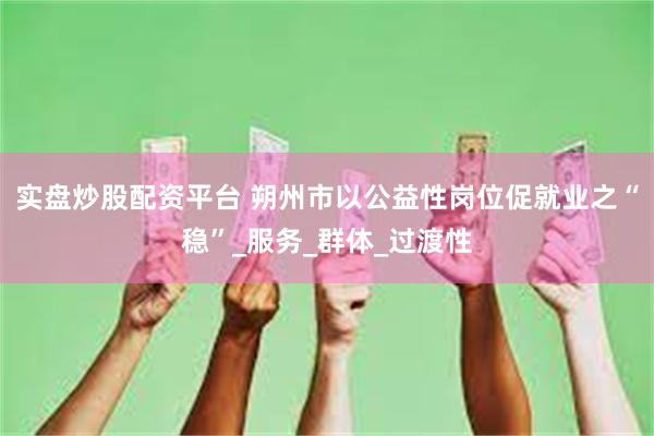 实盘炒股配资平台 朔州市以公益性岗位促就业之“稳”_服务_群体_过渡性