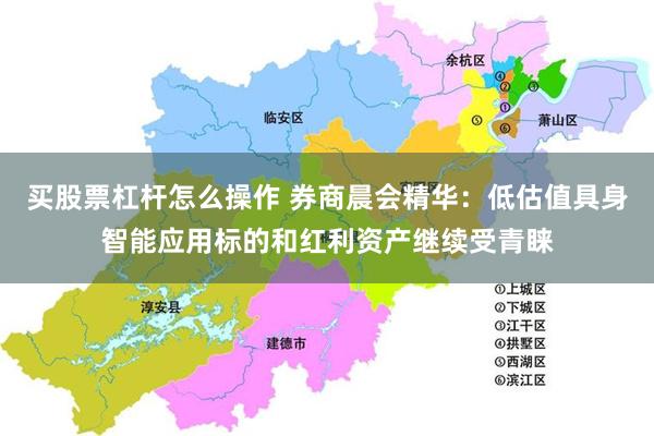 买股票杠杆怎么操作 券商晨会精华：低估值具身智能应用标的和红利资产继续受青睐