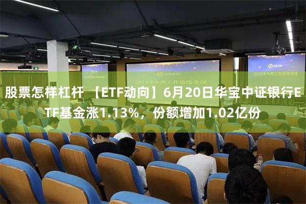 股票怎样杠杆 【ETF动向】6月20日华宝中证银行ETF基金涨1.13%，份额增加1.02亿份
