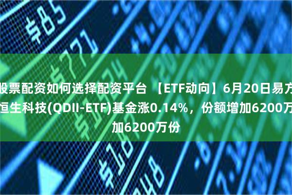 股票配资如何选择配资平台 【ETF动向】6月20日易方达恒生科技(QDII-ETF)基金涨0.14%，份额增加6200万份