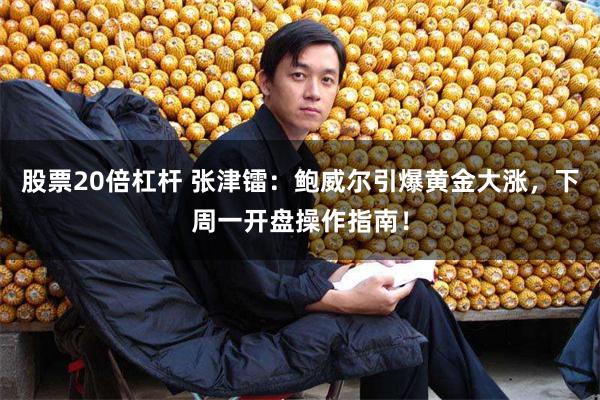 股票20倍杠杆 张津镭：鲍威尔引爆黄金大涨，下周一开盘操作指南！