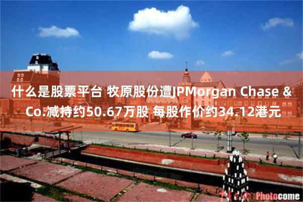 什么是股票平台 牧原股份遭JPMorgan Chase & Co.减持约50.67万股 每股作价约34.12港元