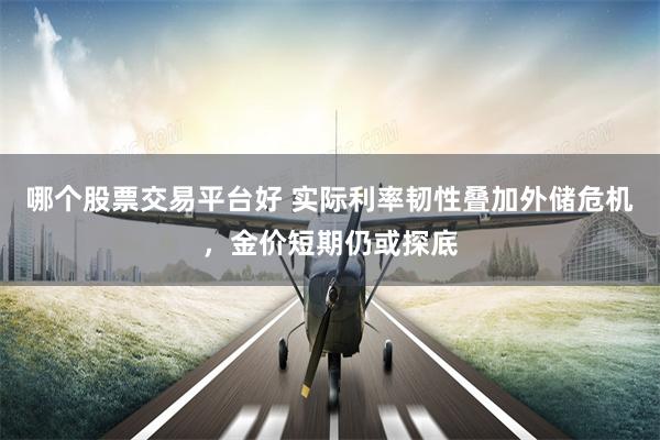 哪个股票交易平台好 实际利率韧性叠加外储危机，金价短期仍或探底